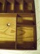 Antique Wood/ Wooden Tray With Compartments Trays photo 1