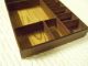 Antique Wood/ Wooden Tray With Compartments Trays photo 2
