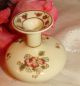 Zsolnay Vntg Miniature Hand Painted Porcelain Floral Vase Trimmed With 24k Gold Vases photo 2