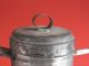 Antique Early American Tin Can Pitcher Filler Tool Primitive Lamp Oil Fluid 6 
