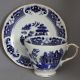 Vintage England Duchess Blue White Willow Trio Tea Cup Saucer Plate Dessert Set Cups & Saucers photo 1