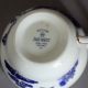 Vintage England Duchess Blue White Willow Trio Tea Cup Saucer Plate Dessert Set Cups & Saucers photo 4