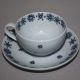 Vintage Arabia Of Finland Snowflake Demitasse Cup & Saucer White & Blue Cups & Saucers photo 1