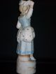 Antique German Bisque Porcelain Piano Baby Girl Doll Dresden Figurine Figure Figurines photo 6