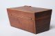 Fine Antique English Mahogany String Inlaid Sarcophagus Form Tea Caddy Box Case Boxes photo 3