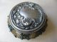 Antique Victorian Art Nouveau Woman Lilies Tam O Shanter Crochet Bead Purse 1890 Art Nouveau photo 3