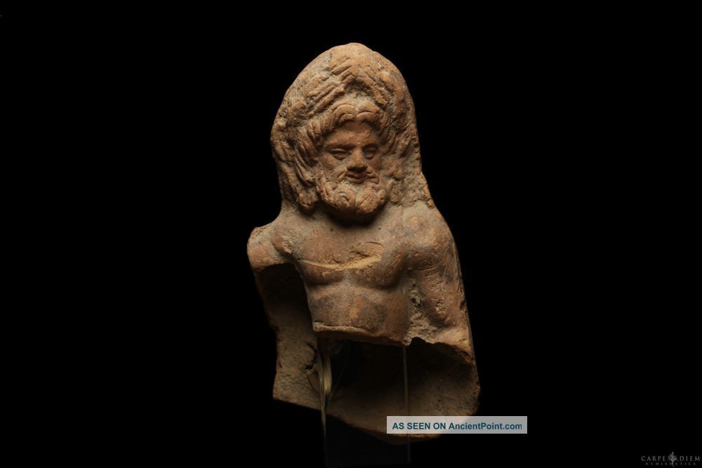 Statuette Of Zeus,  C.  2nd - 1st Century B.  C.  Hellenistic Greece. Greek photo