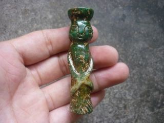 Ancient Chinese Old Jade Carving Small Pendant Worth Collecting Pt201 photo