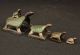 Amazing Decorated Handwork Old Bronze Carved 5 Turtles Shape Seal Statue Other photo 1