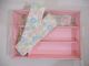 Vintage Wood Pink Tray Organizer Storage Cutlery Shabby Cottage Or Rustic Decor Boxes photo 1