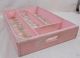 Vintage Wood Pink Tray Organizer Storage Cutlery Shabby Cottage Or Rustic Decor Boxes photo 3