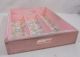 Vintage Wood Pink Tray Organizer Storage Cutlery Shabby Cottage Or Rustic Decor Boxes photo 4