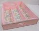 Vintage Wood Pink Tray Organizer Storage Cutlery Shabby Cottage Or Rustic Decor Boxes photo 5