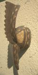 Old Colored Mossi Zaziago Bird Mask Wood,  Ochres Masks photo 3