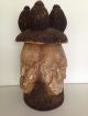 Nigeria: Very Old Tribal African 4 Face Igbo Helm Mask. Masks photo 1