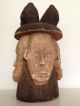 Nigeria: Very Old Tribal African 4 Face Igbo Helm Mask. Masks photo 2