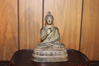 Vintage Asian Bronze Buddha photo