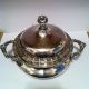 Antique 1800s Victorian Forbes Silver Covered Butter Dish Set Knife Rest Bowl Platters & Trays photo 1