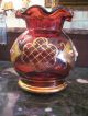 Bohemian Antique Red Jewel Vase 7 