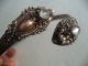 Antique Chinese Sterling Silver & Gems Filigree Double Dragon Bracelet Jewelry Bracelets photo 2