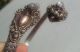 Antique Chinese Sterling Silver & Gems Filigree Double Dragon Bracelet Jewelry Bracelets photo 6