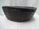 221 Antique Indian Black Stone Marble Tribal Spices Grinder Mortar Pestle Kharal India photo 3
