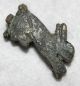 Ancient Gallo Roman Bronze Zoomorphic Rabbit Fibula,  Brooch 100 - 200 Ad Roman photo 7