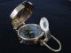 Brass Military Compass Nautical - Camping - Hiking Compasses photo 5