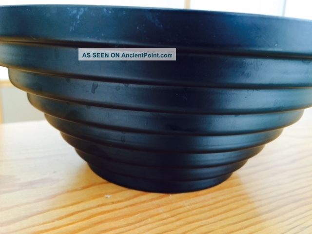 Alessi Italy Maya Bowl By Giulio Confalonieri Black Matte - Fruit - 10 