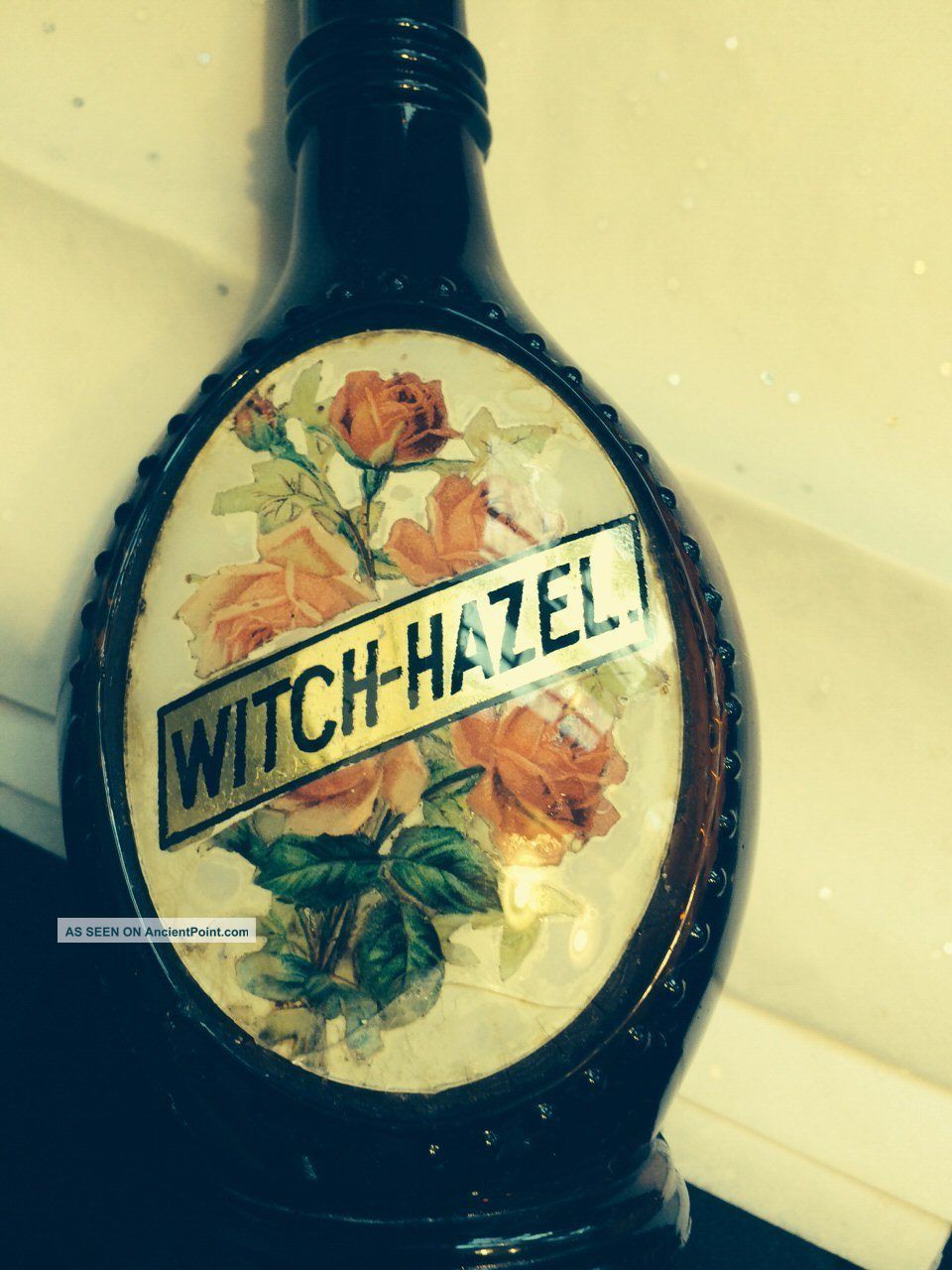 Witch Hazel Odor Rose Perfume+antique Pharmacy Medicine Bottle Other photo