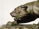 Art Deco Sculpture Panther J.  Dommisse Model 2272 Art Deco photo 6