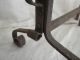 Antique Wrought Forged Iron Andirons,  Arts & Crafts Era,  Blacksmith Handmade C1900 Hearth Ware photo 9