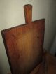 Primitive French Country Farmhouse Wooden Bread Board Dough Cutting Wood Board Primitives photo 3