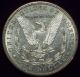 1884 S Morgan Dollar Silver Key Date Breast Feathers Not Cleaned Au Pl Luster The Americas photo 1