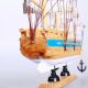 11” Handmade Model Ship Marine Beach Nautical Decor Wood Handcrafted Sailboat B Model Ships photo 10