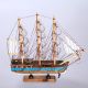 11.  8” Wooden Handcrafted Model Ship Marine Beach Home Nautical Decor Sailboat F Model Ships photo 3