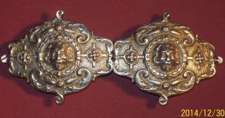 Silver Belt Buckle About 1773.  Huge photo