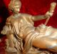 Antique Cast Iron Goddess Statue Sculpture Shipwreck Roman Greek 986 A.  D. Metalware photo 5