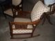 Antique Oak Rocker And Armed Chair (matching) - Ornately Carved Details 1900-1950 photo 1