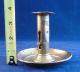 Early 18th Century Brass Working Push - Up Chamberstick Candle Holder 1780 - 1820 Primitives photo 2