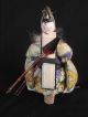 19th Century Hina Doll Meiji Japan Antique Yadaijin Zuishin Minister Pair Dolls photo 8
