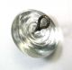 Antique Glass Charmstring Button Crystal Color Cone Swirl Back Buttons photo 3