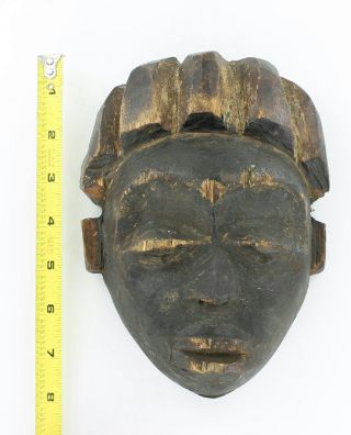 Carved Wood Tribal African Child Mask Wall Hanging Art Decor 1 photo