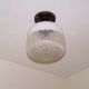 762 Vintage 30s 40s Ceiling Light Lamp Fixture Glass Re - Wired Kitchen Hall Porch Chandeliers, Fixtures, Sconces photo 4