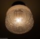 762 Vintage 30s 40s Ceiling Light Lamp Fixture Glass Re - Wired Kitchen Hall Porch Chandeliers, Fixtures, Sconces photo 5