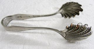 Antique Frank Whiting Sterling Silver Tongs photo