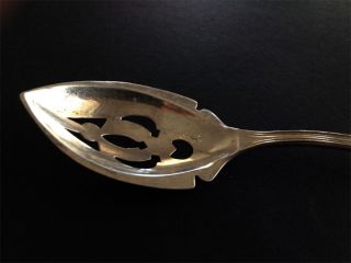Manchester Sterling Silver,  Antique,  Slotted,  Grapefruit Spoon,  1900 - 1940 photo