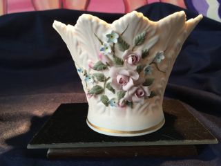 Victorian Style Vase/bowl/circa 1900 - 1940/lefton China photo