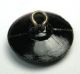 Antique Black Glass Button Cottage W/ Bridge Gold & Silver Luster Buttons photo 1