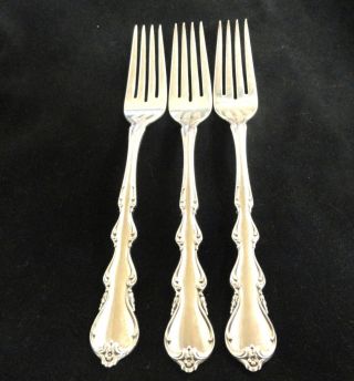 International Sterling Silver Angelique 925 3 Forks No Mono photo